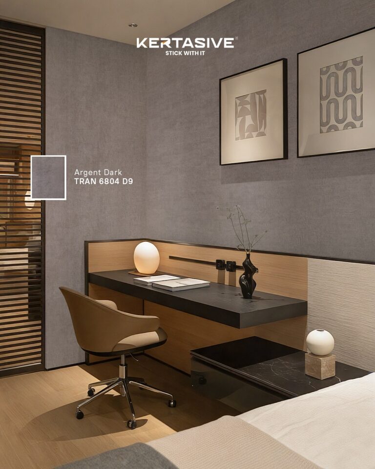 Ruang Kerja Modern Dimulai Dengan Karakter Alami.KERTASIVE® menghadirkan Stone Series, koleksi d