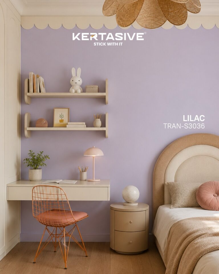 WARNA LEMBUT, SUASANA RUANG LEBIH HIDUPKERTASIVE®️ Interior Film Solid Series menghadirkan pilih (3)