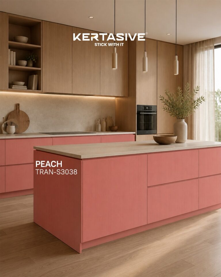 WARNA LEMBUT, SUASANA RUANG LEBIH HIDUPKERTASIVE®️ Interior Film Solid Series menghadirkan pilih